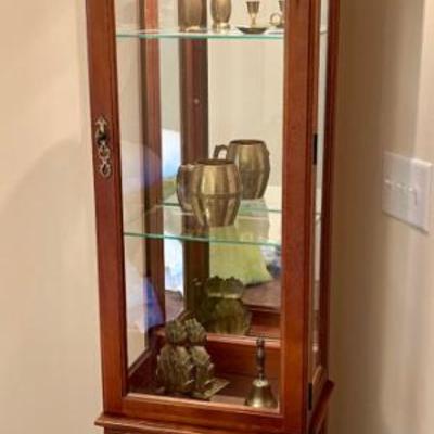 028-ENT: Lighted Curio Cabinet #2