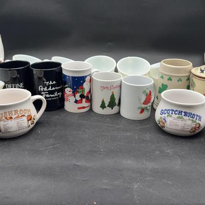 BE255 Cozy Mug Collection: Soups, Holiday, Cheers, And More