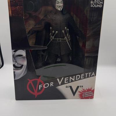 BE138 NECA V for Vendetta 12-inch Action Figure With Sound