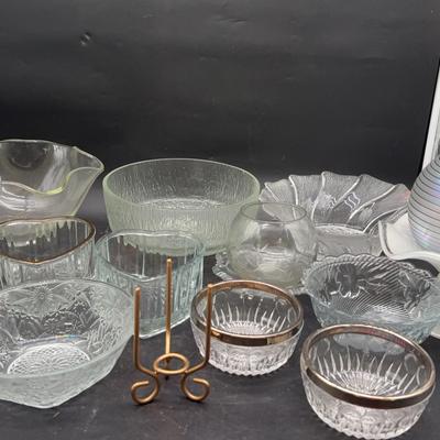 BE272 Elegant In Vintage Glassware Collection – Unique Decor, And Serving Piece