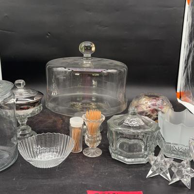 BE271 Elegant glassware collection – unique decorative jars, and containers
