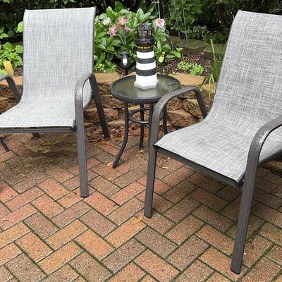 Chairs And Side Table 