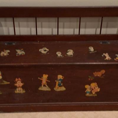 Vintage Toy Chest Bench 