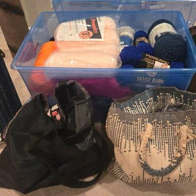 Yarn & Knitting Needles 