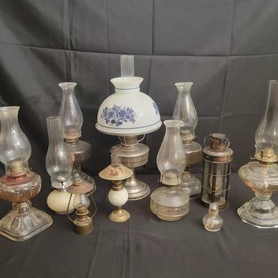 Vintage Oil Lamp Collection – Assorted Styles