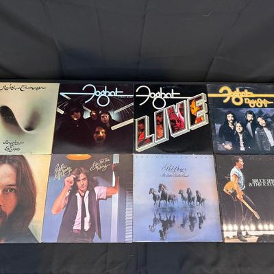 Vinyl Records | 8 LP Albums by Foghat, Eric Clapton & Steve Winwood