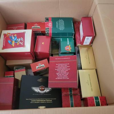 Mystery Christmas Ornament Lot | Hallmark, Harley-Davidson & More | Lot 1