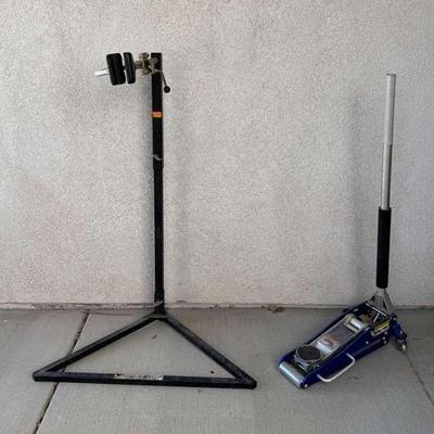 Pittsburgh Jack | 1.5 Ton | Cycle Vise Repair Stand | American Rollers 