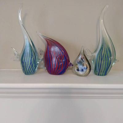 Fish Themed Glass Art