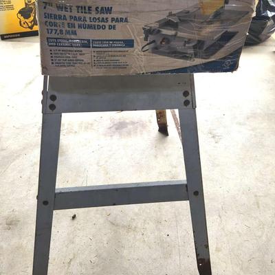 Tile Saw And Work Table