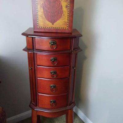 Standing Jewelry Armoire 