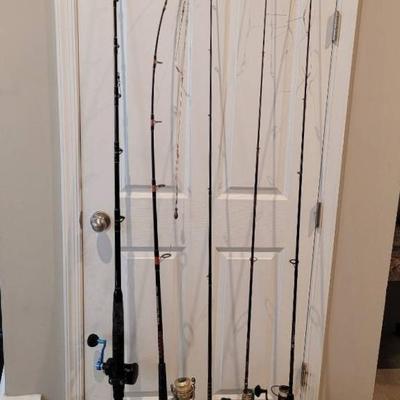 Fishing Poles & Reels Plus Tackle