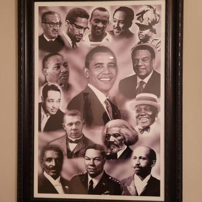 Pair Of Historical Leaders Framed Prints
