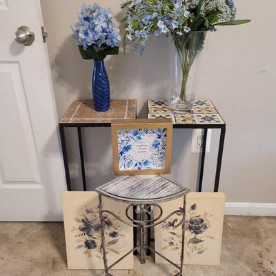Tile Side Tables & Decor