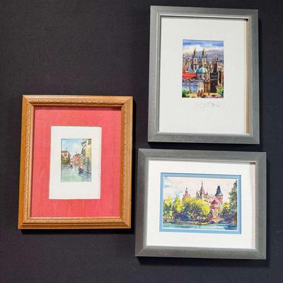 Watercolor Art Signed Prints 