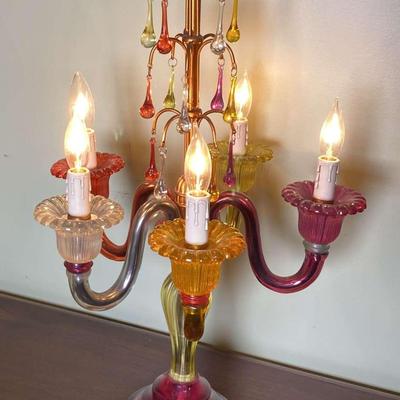Vintage Gypsy Candelabra Lamp 
