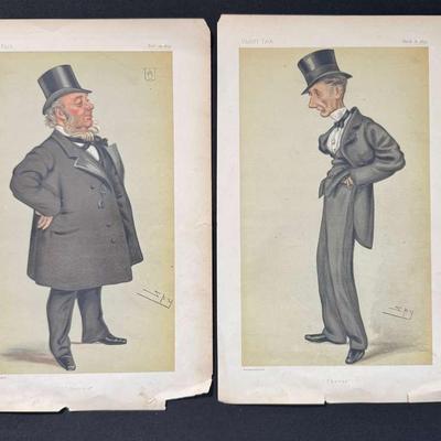 Vintage Vanity Fair “Geordie” and “Chorus” Lithographs