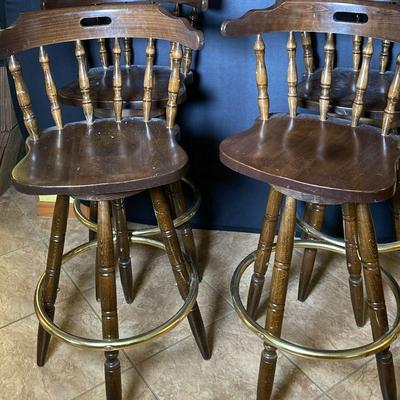 Set of 4 Bar Stools 