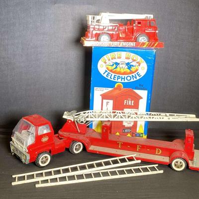 Vintage Firefighters Toys 
