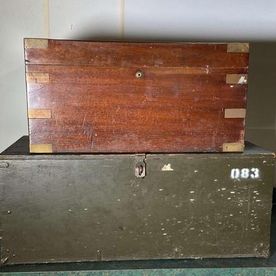 2 Vintage Trunks 