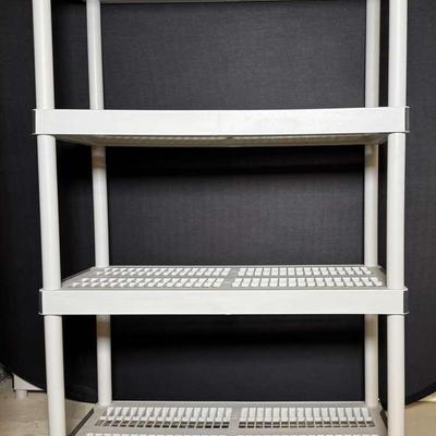 Four Modular Plastic Shelves