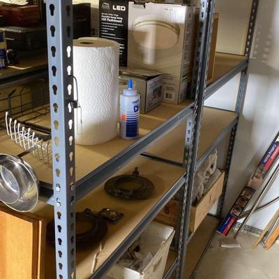 Two Metal Shelves 1 