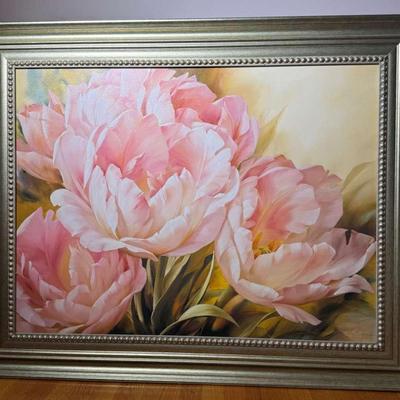 “Angelique Tulips” By Igor Levashov Large Canvas Print