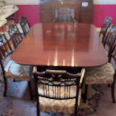 Vintage Dining Table And Chairs