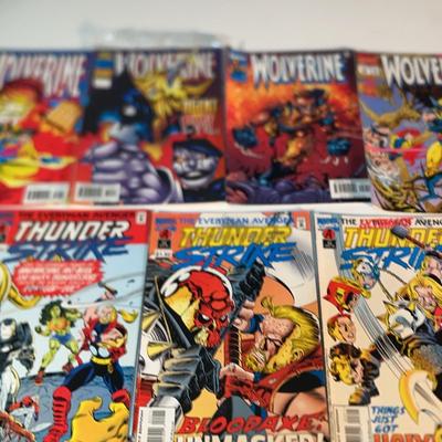 Wolverine, Iron Man & Thunder Strike Comics