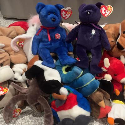 Beanie Baby Collection - 60 Babies