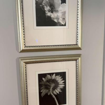 3 Prints: 2 Flowers, 1 Impressionist