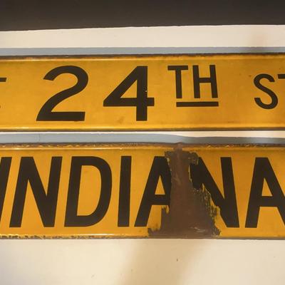 Vintage Chicago Street Signs