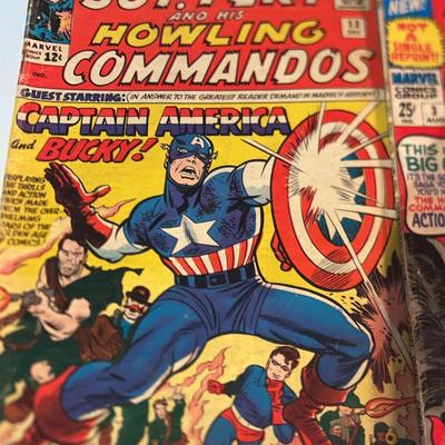 Vintage Avengers, Shield & Sergeant Fury Comics