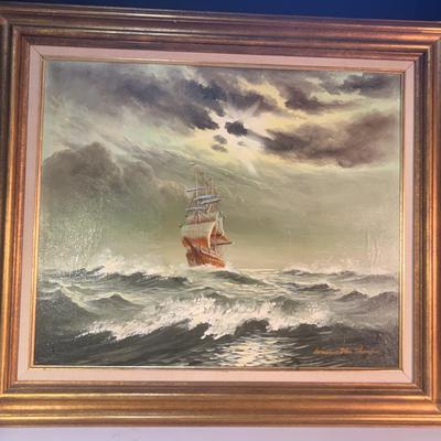 Signed Oil Painting