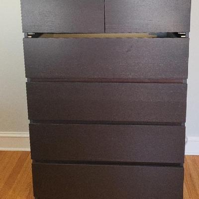 Black 6-Drawer Dresser