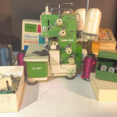 Singer Baby Lock EA-605 Pro Sewing Machine & Accessories