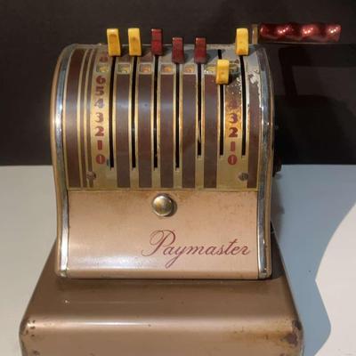 Vintage Paymaster Pay Checks Machine
