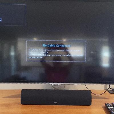 48" Samsung TV & Definitive Sound Bar