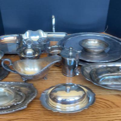 Assorted Silverplate Serveware