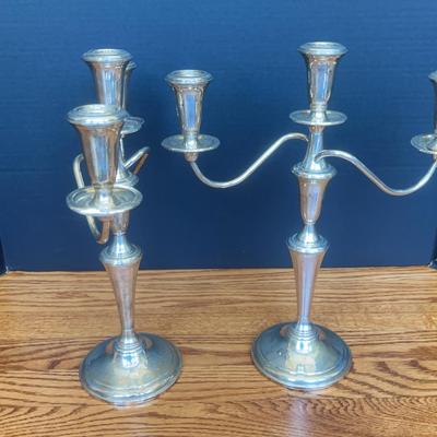 Reed & Barton Sterling 3-piece Candlesticks 