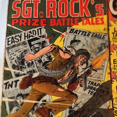 DC Comics: Sgt Rock, G.I. Combat, JLA