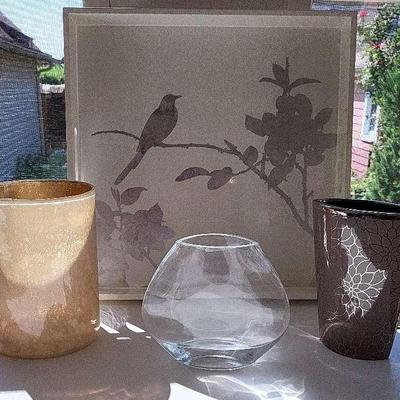 Tray With 3 Vases