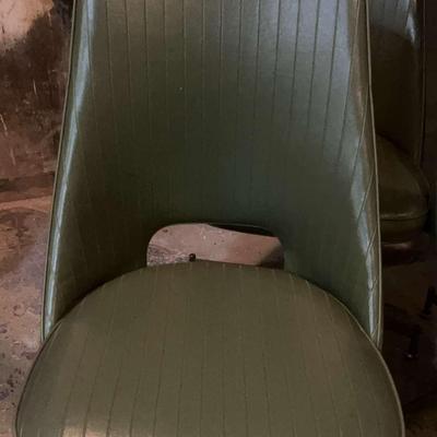 4 Brody MCM Vinyl Swivel Chairs