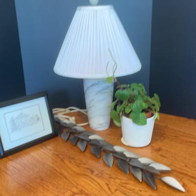 Marble Lamp And Decor