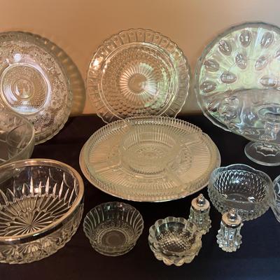 Vintage Glassware & Crystal-Style Entertaining Collection