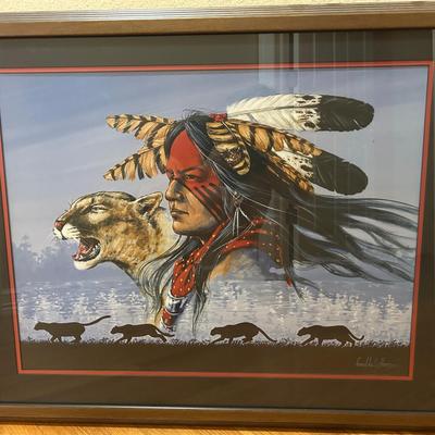 Native American Artist Enoch Kelly Haney – Signed Artwork (Not Numbered)