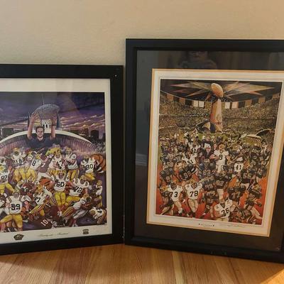 Daryl Triplett Signed Sports Print – “Twenty-one – Fourteen”