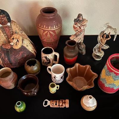 Native American Pottery & Artwork Collection