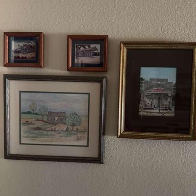 Coca-Cola Storefront Framed Art Print