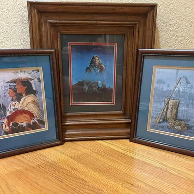 Native American Artist Enoch Kelly Haney – Signed Paintings (Not Numbered)